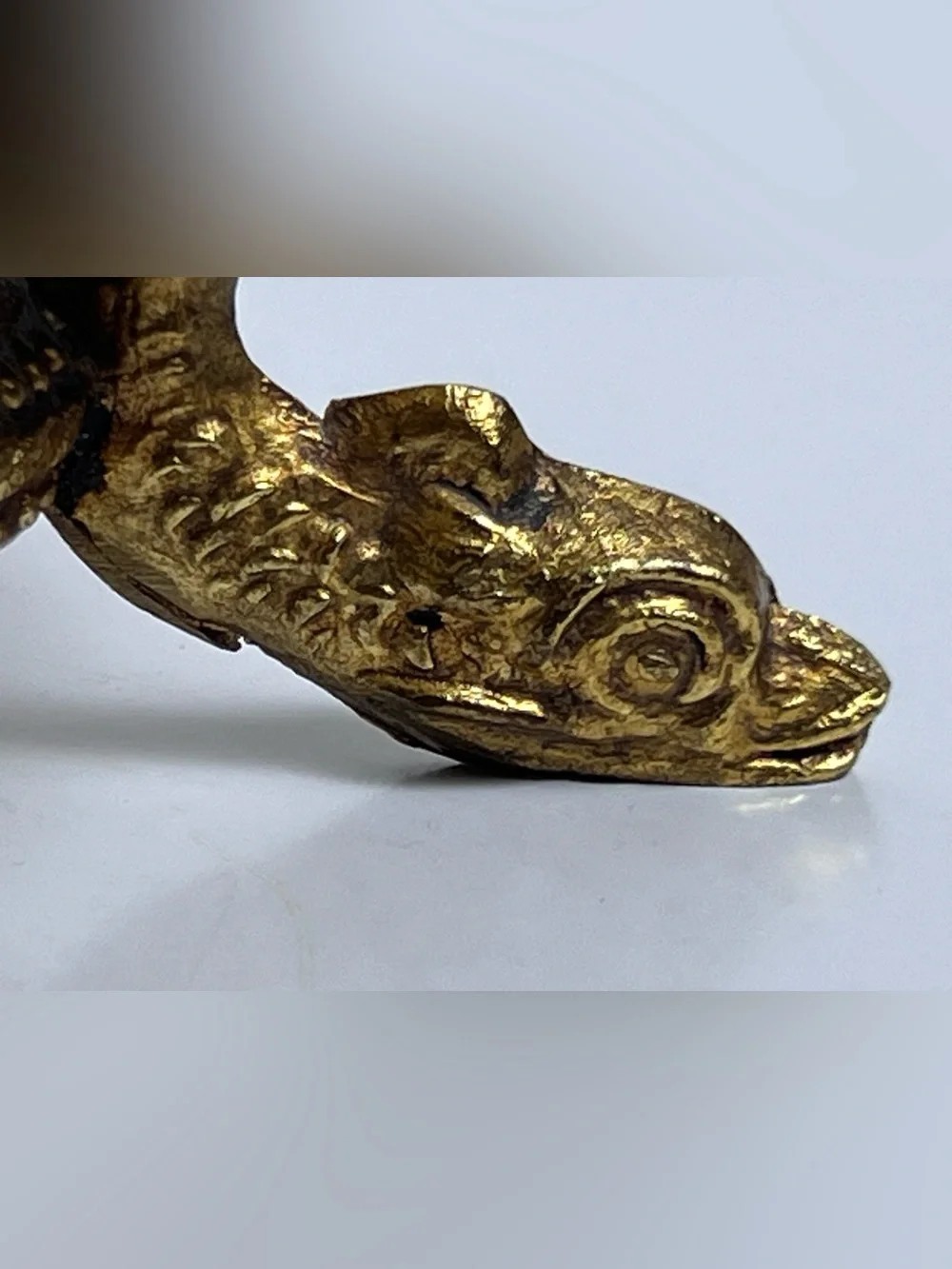 Lot of 2 VTG Cornell Brass Ornate Lamp Base Dragon Feet Theme - Picture 11 of 13